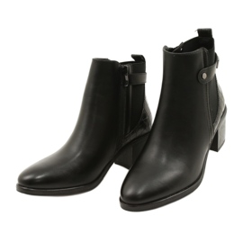 Klassiske sorte støvler Sergio Leone BT630 3