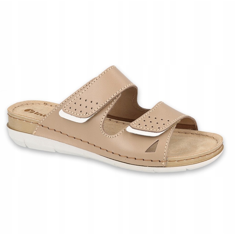 Inblu hjemmesko damesko 158D171 beige 1