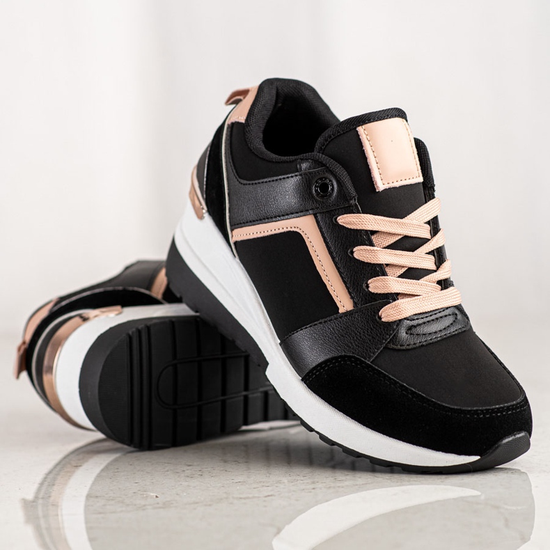 SHELOVET Wedge Sneakers sort 1