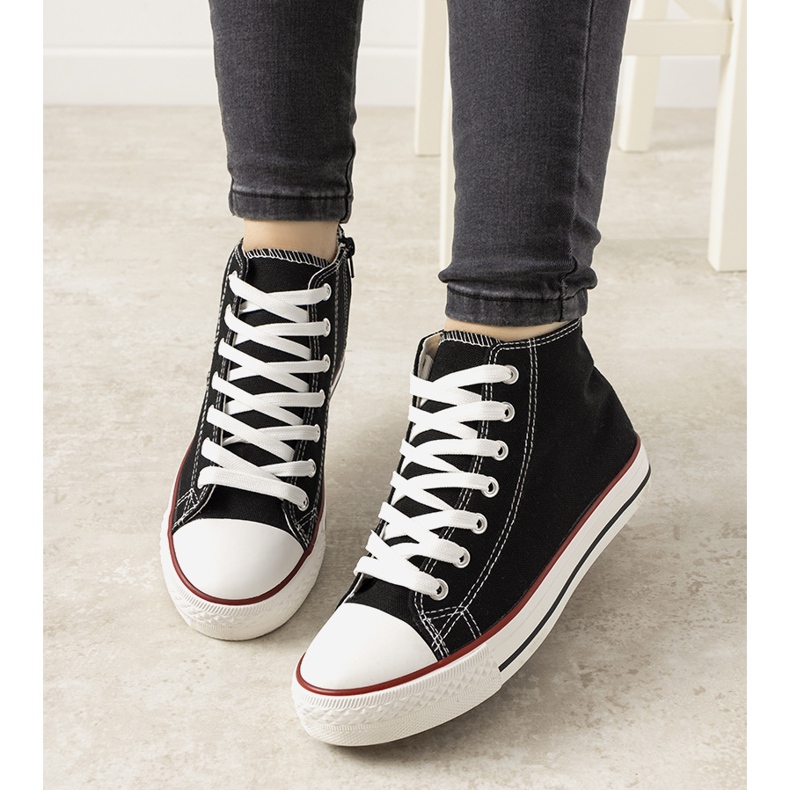 Sort Mediana ankel sneakers 1