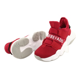 Befado børnesko 516Y064 hvid rød 5