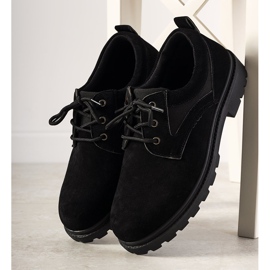 Mænds sorte mode sko 1