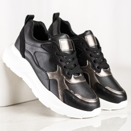 SHELOVET Sneakers på platformen sort 2