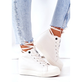 Læder Sneakers Big Star EE274128 Hvid 2