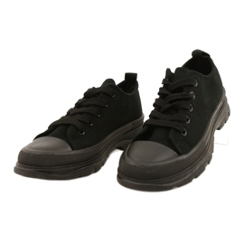 FR1 Børns sorte sneakers rejsetid ['sort'] 2