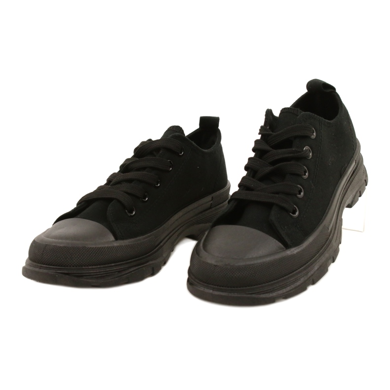 FR1 Børns sorte sneakers rejsetid ['sort'] 2