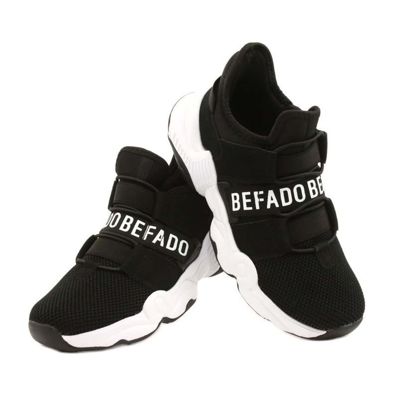 Befado børnesko 516Y066 hvid sort 4