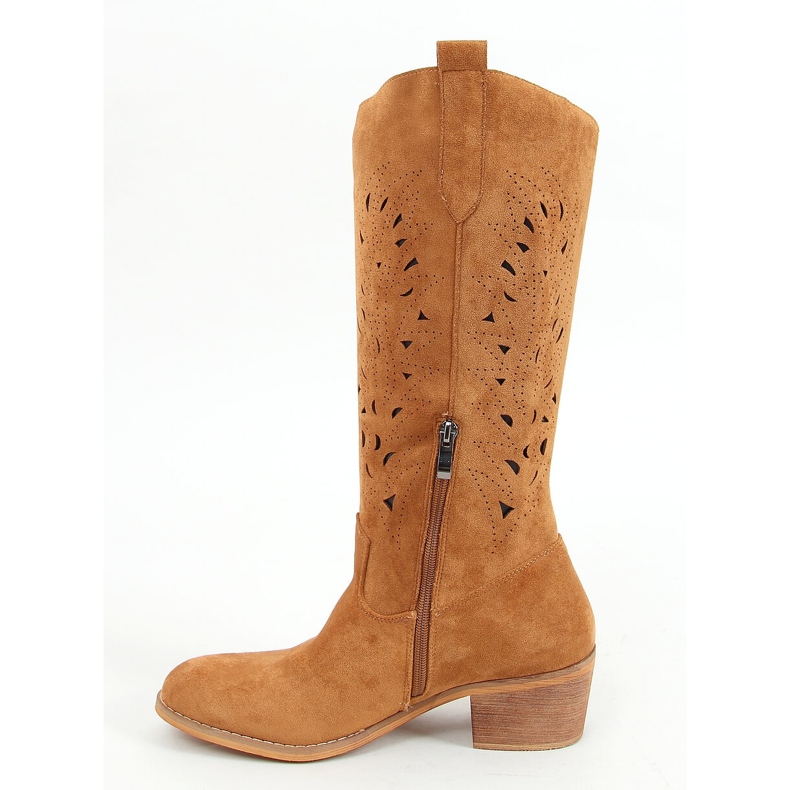 Camel RT89959 Camel openwork støvler brun 1