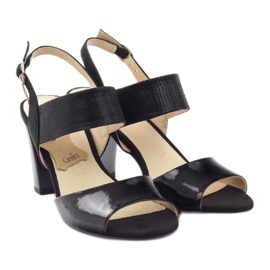 Caprice patentsandaler damesko 28307 sort 4