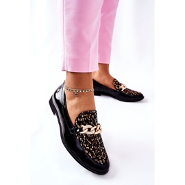 Dame Brogues Maciejka lakerede loafers sort 4099B-01 / 00-1 2
