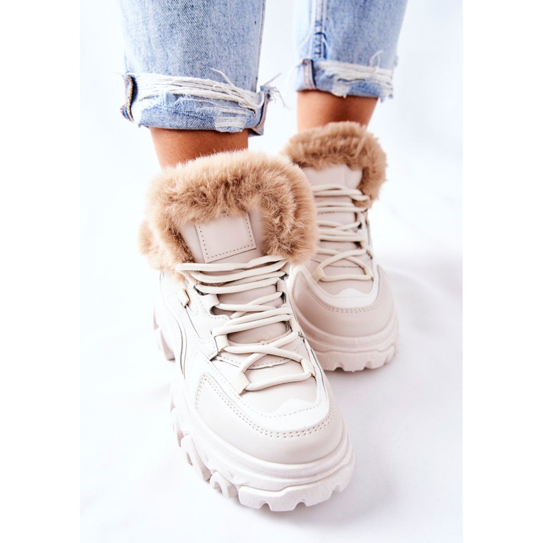 PM1 Kvinders letbeige varme støvler Limerick 1