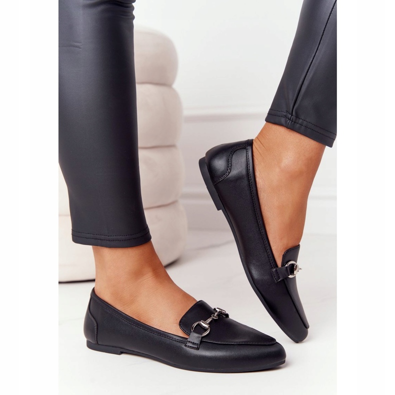 Dame Loafers Sergio Leone MK711 Sort 3