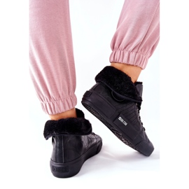 Kvinders sneakers Big Star II274155 Sort isoleret 2