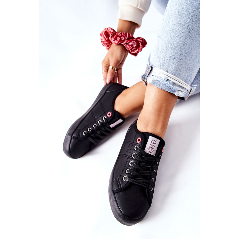 Dame Sneakers Cross Jeans II2R4003C Sort 1