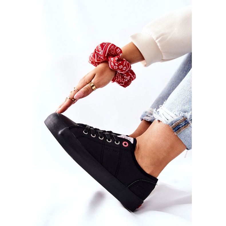 Dame Sneakers Cross Jeans II2R4003C Sort 2