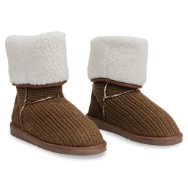 Varme eskimostøvler 7715 Camel brun 2