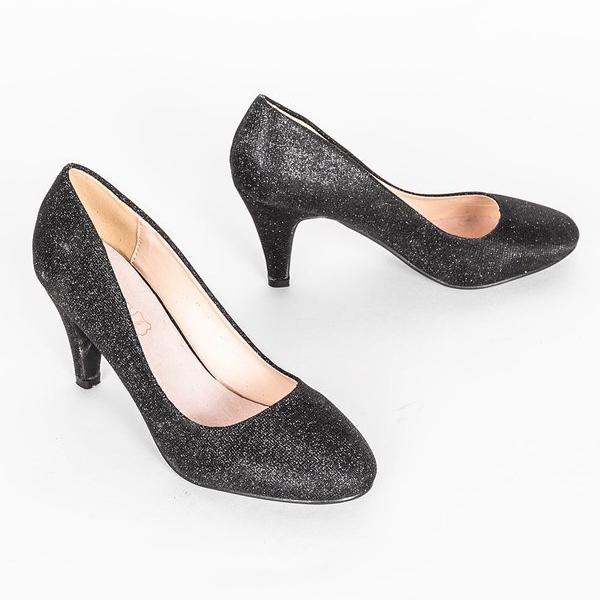 Sorte pumps på en Daisy stilethæl 1