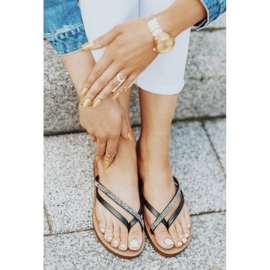 Black Beach Party flip-flops sort 1