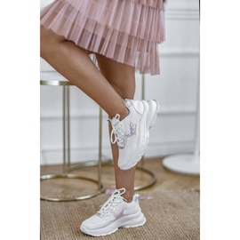 Moderne piges hvide sneakers grå 2