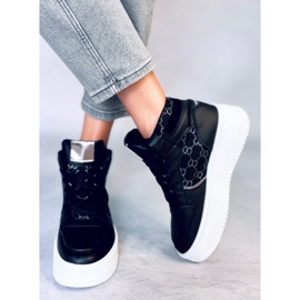Sort AD-419 Sorte sneakers 1