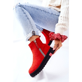 PS1 Ruskind støvletter Jodhpur støvler på den røde Nessa platform 7