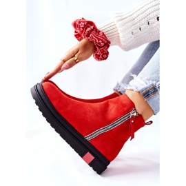 PS1 Ruskind støvletter Jodhpur støvler på den røde Nessa platform 2