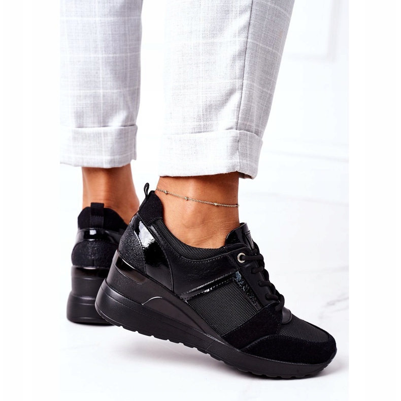 Wedge Sneakers Vinceza 10606 Sort 4