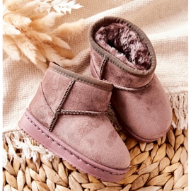 Børns varme snestøvler Dark Beige Gooby 1