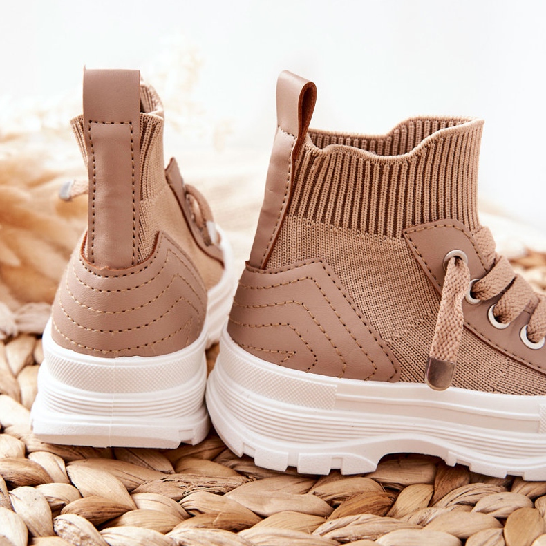FR1 Beige Callobe sneakers til børn 1