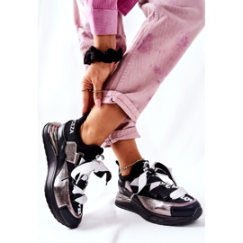 Vinceza Sportssko Sneakers Sort og Sølv Dexla 2