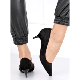 Pumps på en lav hæl Ann Black sort 1