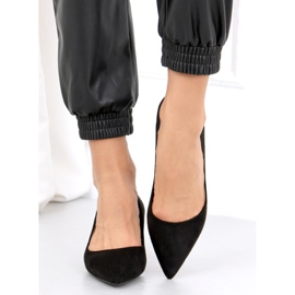 Pumps på en lav hæl Ann Black sort 2