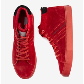 Røde mænds ankelhøje Cross Jeans Raya sneakers 2