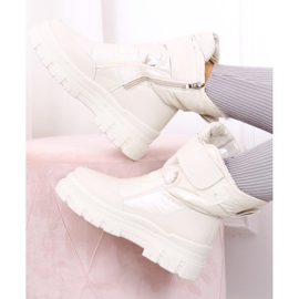 Elza Beige damesko støvler 1