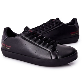 Herresneakers Cross Jeans Sort II1R4013C 2