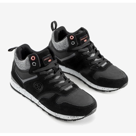 Mænds sorte sneakers Cross Jeans Merle grå 1