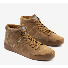 Brune herresneakers Cross Jeans Raya 1