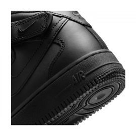 Nike Air Force 1 Mid Le Jr DH2933-001 sko sort 2