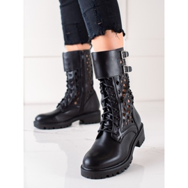 Sweet Shoes Moderigtige Openwork -arbejdere sort 1