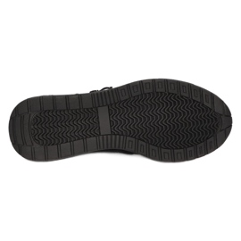 Læder sneakers Filippo DP3149 / 21 BK sort 2