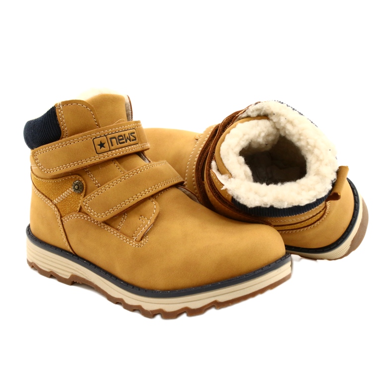 Træstøvler med velcro Camel News 21DZ20-4307 gul 6