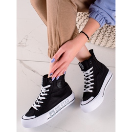 Kvinder Sneakers Big Star II274012 sort 2