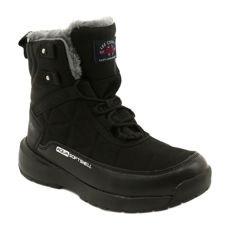 Kvinders sne støvler på Softshell Lee Cooper LCJ-21-17-0590L sort sort sort 1