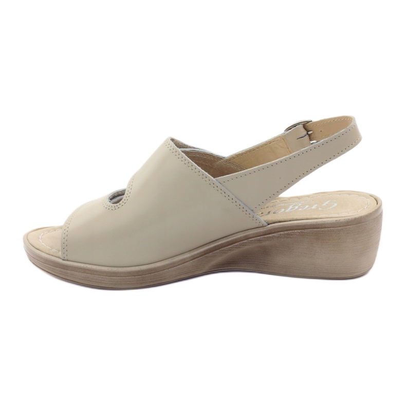 Damesandaler Gregors 592 beige 2
