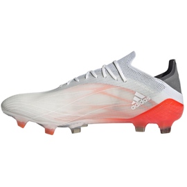 Adidas X Speedflow.1 Fg M FY6869 fodboldstøvler rød, hvid, grå hvid 2
