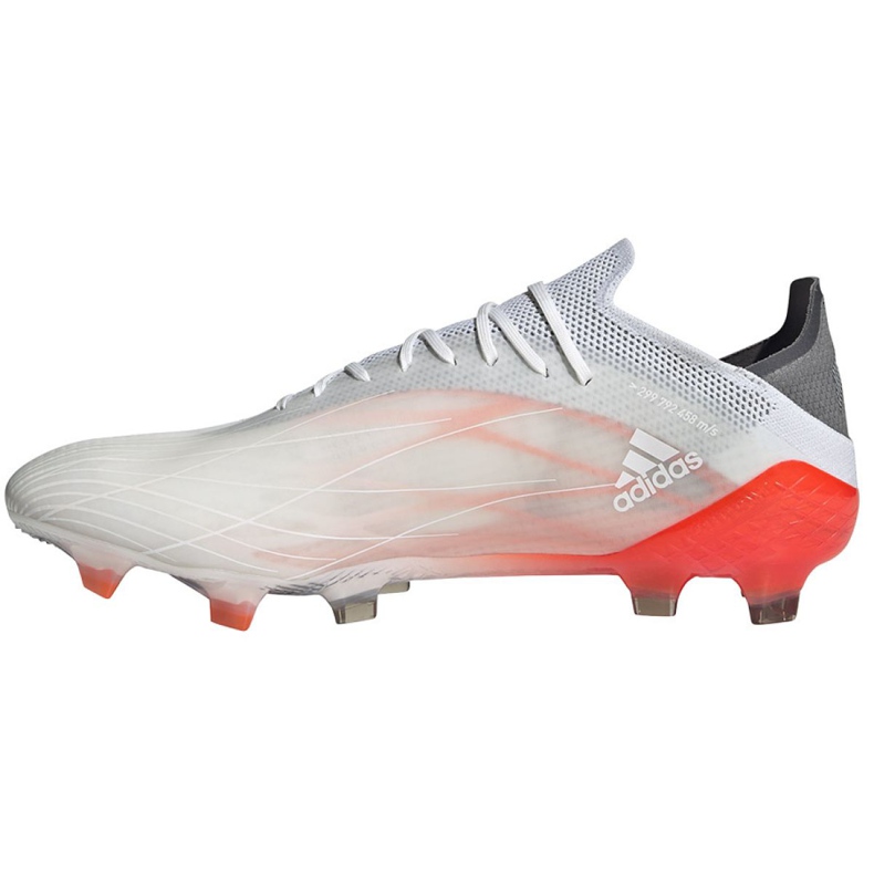 Adidas X Speedflow.1 Fg M FY6869 fodboldstøvler rød, hvid, grå hvid 2