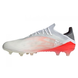 Adidas X Speedflow.1 Ag M FY3265 fodboldstøvler grå, hvid, rød hvid 1