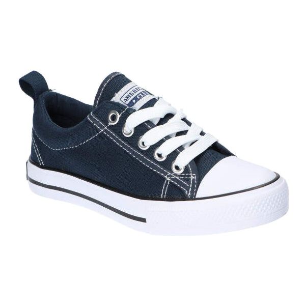 En marineblå bundet sneakers American Club LH21 2