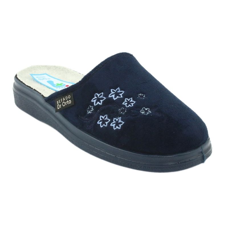 Dr.ORTO Befado hjemmesko til kvinder, flip-flops til diabetikere, 132d012, marineblå 2