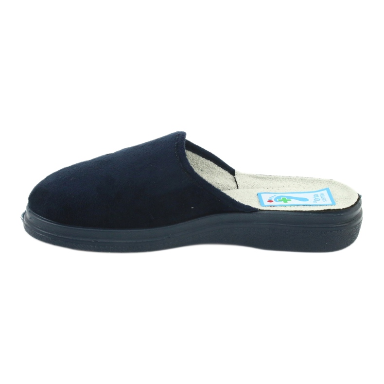 Dr.ORTO Befado hjemmesko til kvinder, flip-flops til diabetikere, 132d012, marineblå 3